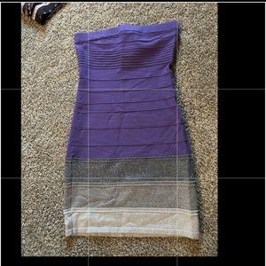 Purple tube dress
